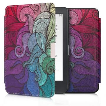 Husa pentru Kobo Clara HD, Piele ecologica, Multicolor, 45220.07