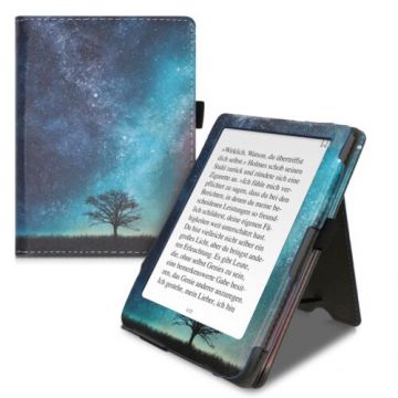 Husa pentru Kobo Clara HD, Piele ecologica, Multicolor, 52456.03