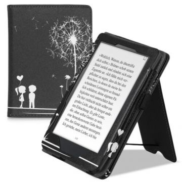 Husa pentru Kobo Clara HD, Piele ecologica, Negru, Kwmobile, 52456.15