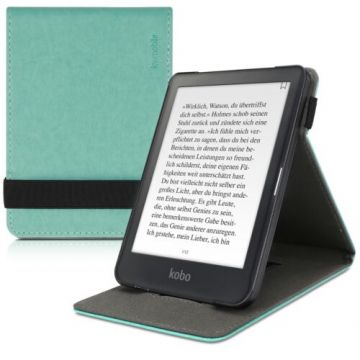 Husa pentru Kobo Clara HD, Piele ecologica, Verde, 46214.71