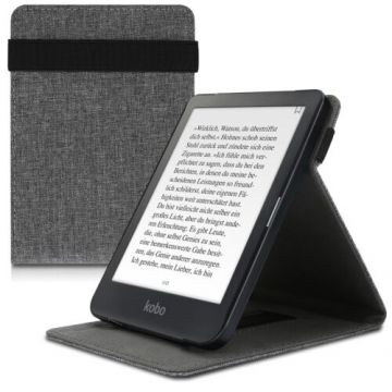 Husa pentru Kobo Clara HD, Textil, Gri, Kwmobile, 48379.22