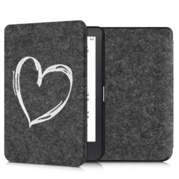 Husa pentru Kobo Clara HD, Textil, Gri, Kwmobile, 56882.02