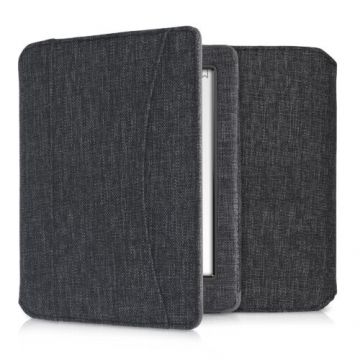 Husa pentru Kobo Glo HD/Touch 2.0, Textil, Gri, Kwmobile, 54138.19