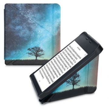 Husa pentru Kobo Libra 2, Piele ecologica, Multicolor, Kwmobile, 56577.01