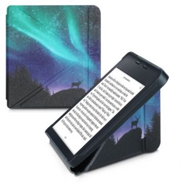 Husa pentru Kobo Libra 2, Piele ecologica, Multicolor, Kwmobile, 56577.07