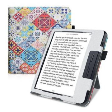 Husa pentru Kobo Libra H2O, Piele ecologica, Multicolor, 50319.11