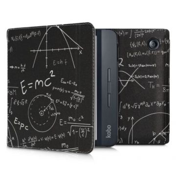 Husa pentru Kobo Libra H2O, Piele ecologica, Negru, 50300.04