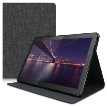 Husa pentru Lenovo Tab M10, Piele ecologica, Gri, 51511.01