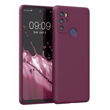 Husa pentru Motorola Moto G60s, Silicon, Violet, 56240.187, Kwmobile