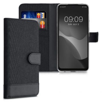 Husa pentru Motorola Moto G71 5G, Textil, Negru, 57003.73, Kwmobile