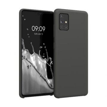 Husa pentru Samsung Galaxy A51, Silicon, Gri, 51197.47, Kwmobile