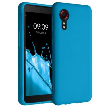 Husa pentru Samsung Galaxy Xcover 5, Silicon, Albastru, 54536.224, Kwmobile