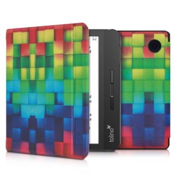 Husa pentru Tolino Vision 5, Piele ecologica, Multicolor, 50899.05