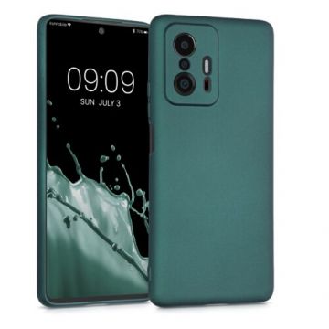 Husa pentru Xiaomi 11T/11T Pro, Silicon, Verde, 56237.14, Kwmobile