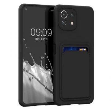 Husa pentru Xiaomi Mi 11 Lite 5G, Silicon, Negru, 56951.47, Kwmobile