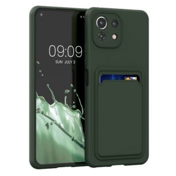 Husa pentru Xiaomi Mi 11 Lite 5G, Silicon, Verde, 56951.80, Kwmobile