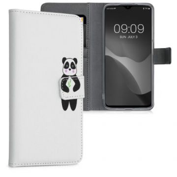 Husa pentru Xiaomi Redmi 9T, Piele ecologica, Alb, 54341.05, Kwmobile