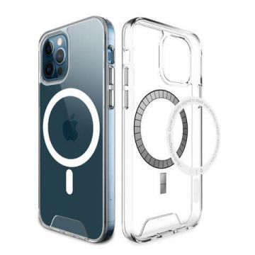 Husa Transparenta MagSafe, compatibila cu Apple iPhone 13 Pro