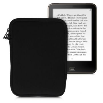 Husa universala pentru eBook reader, Textil, Negru, 50334.01
