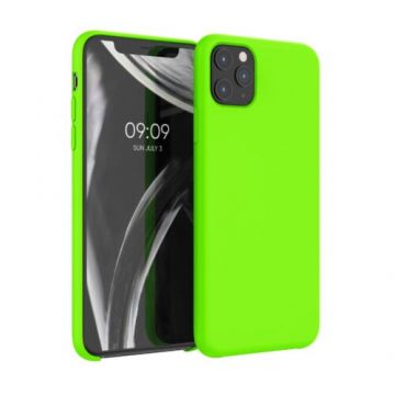 Husa pentru Apple iPhone 11 Pro Max, Silicon, Verde, 49725.75