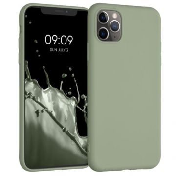 Husa pentru Apple iPhone 11 Pro Max, Silicon, Verde, 49789.172, Kwmobile