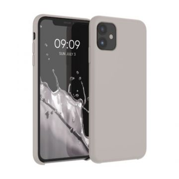 Husa pentru Apple iPhone 11, Silicon, Gri, 49724.43