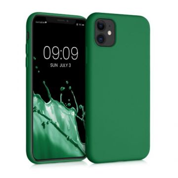 Husa pentru Apple iPhone 11, Silicon, Verde, 50791.227, Kwmobile