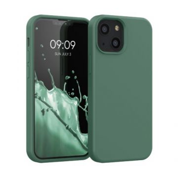 Husa pentru Apple iPhone 13 Mini, Silicon, Verde, 55877.166, Kwmobile