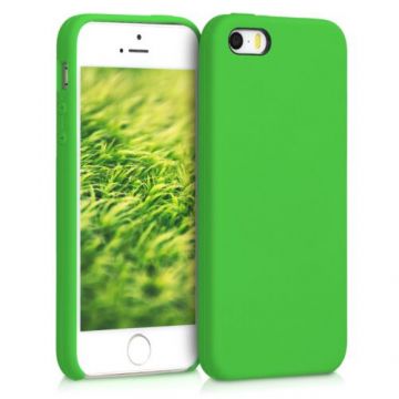Husa pentru Apple iPhone 5/iPhone 5s/iPhone SE, Silicon, Verde, 42766.159
