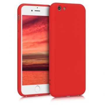 Husa pentru Apple iPhone 6/iPhone 6s, Silicon, Rosu, 49980.09