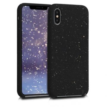 Husa pentru Apple iPhone X/iPhone XS, Silicon, Negru, 49558.02, Kwmobile