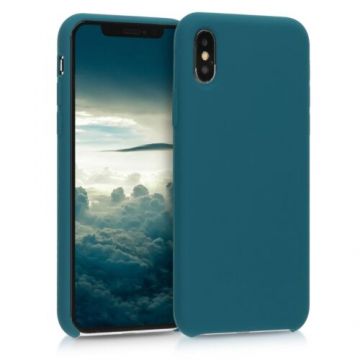 Husa pentru Apple iPhone X/iPhone XS, Silicon, Verde, 46313.57