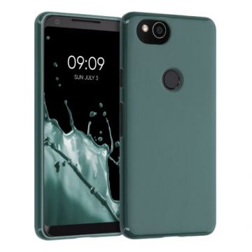 Husa pentru Google Pixel 2, Silicon, Verde, 43081.166, Kwmobile