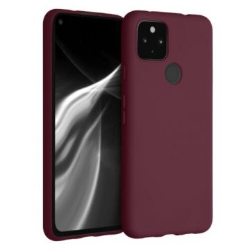 Husa pentru Google Pixel 4a 5G, Silicon, Rosu, 51727.190