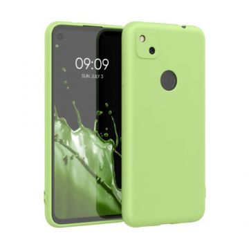 Husa pentru Google Pixel 4a, Silicon, Verde, 52357.214