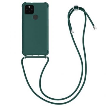 Husa pentru Google Pixel 5, Silicon, Verde, 53843.80