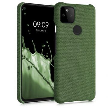 Husa pentru Google Pixel 5a, Textil, Verde, 54994.07