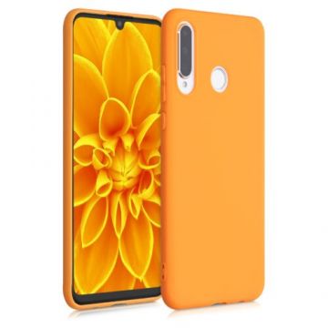 Husa pentru Huawei P30 Lite, Silicon, Portocaliu, 47499.201