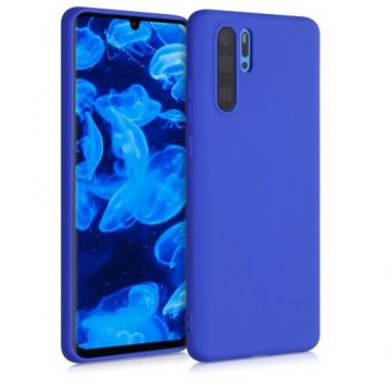 Husa pentru Huawei P30 Pro, Silicon, Albastru, 47419.134