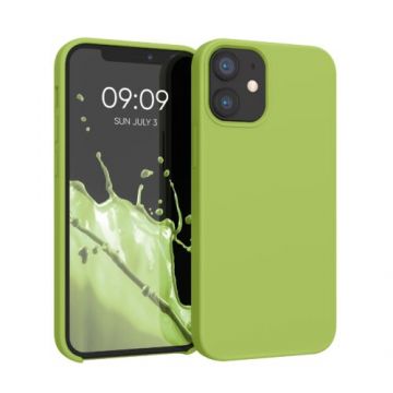 Husa pentru iPhone 12 Mini, Silicon, Verde, 52640.220