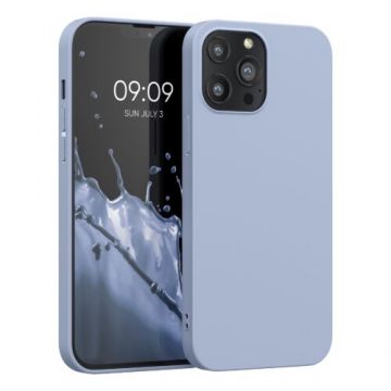 Husa pentru iPhone 13 Pro Max, Silicon, Albastru, 55971.58