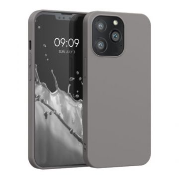 Husa pentru iPhone 13 Pro, Silicon, Gri, 55958.155