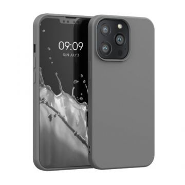 Husa pentru iPhone 13 Pro, Silicon, Gri, 55962.155