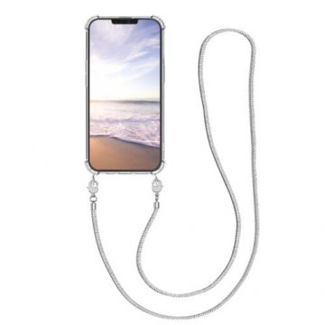 Husa pentru iPhone 13 Pro, Silicon, Transparent, 55966.35