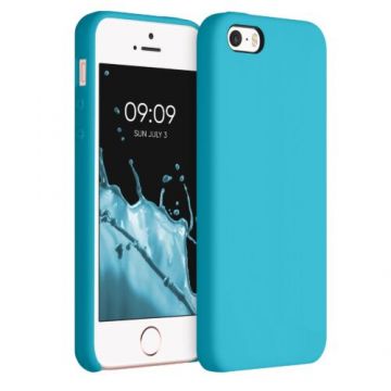 Husa pentru iPhone 5/iPhone 5s/iPhone SE, Silicon, Albastru, 42766.223