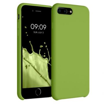 Husa pentru iPhone 8 Plus/iPhone 7 Plus, Silicon, Verde, 40842.220