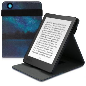 Husa pentru Kobo Aura Edition 2, Piele ecologica, Albastru, 46107.02