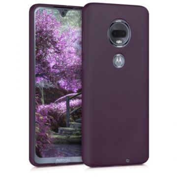 Husa pentru Motorola Moto G7/Moto G7 Plus, Silicon, Mov, 47485.115