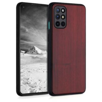 Husa pentru OnePlus 8T, Lemn, Rosu, 54192.20