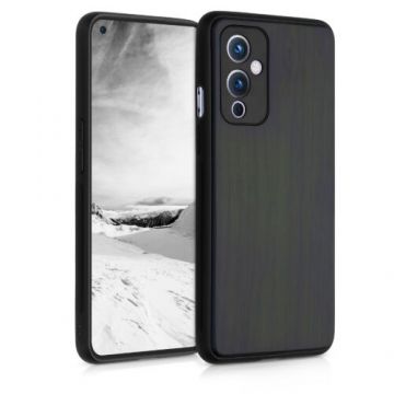 Husa pentru OnePlus 9, Lemn, Verde, 56039.80, Kwmobile